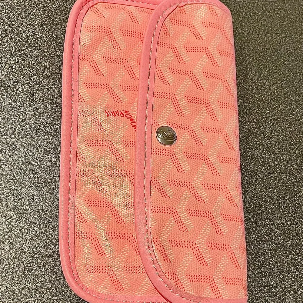 Goyard | Bags | Pink Goyard St Louis Pouch | Poshmark